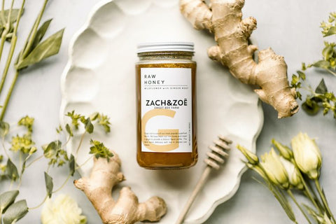 Zac and Zoe Raw Honey Wildflower with Ginger Root