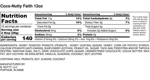 CocoNutty Peanut Butter 12oz